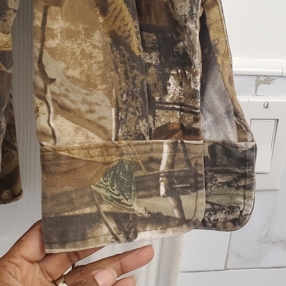 Cabela's Mens CamoBowhunter's Shirt Realtree Xtra Silent Weave Size 2XL/2XG - Picture 4 of 10